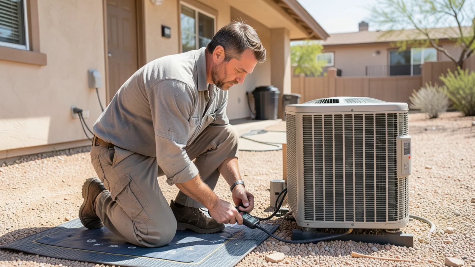 AC Repair diagnostic testing in Apache Junction AZ