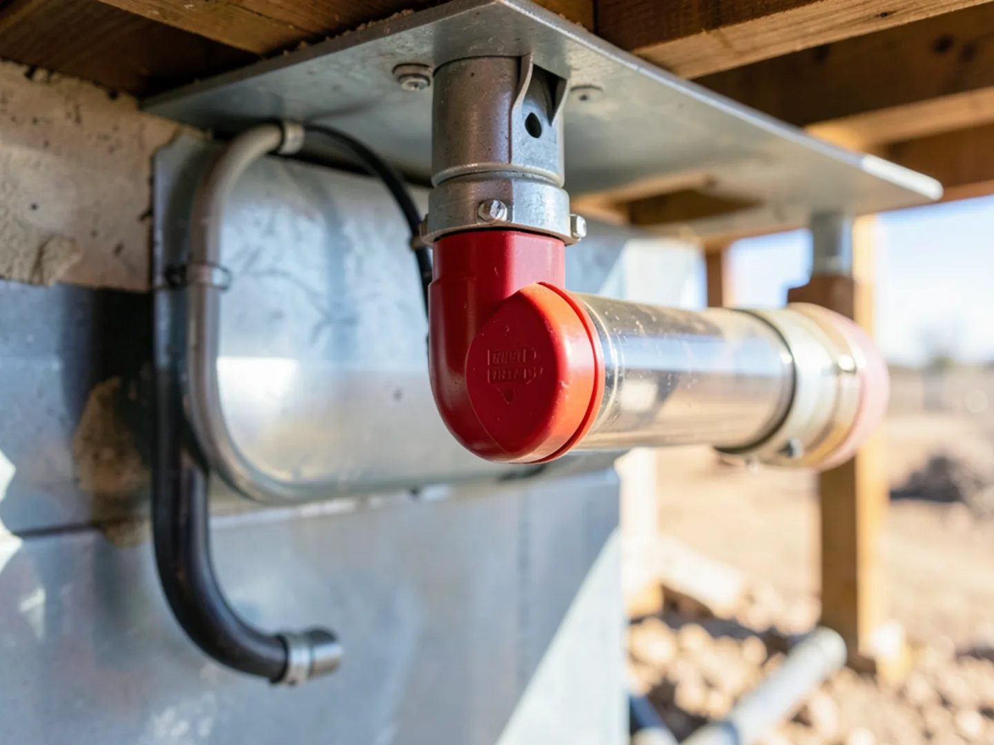 Condensate overflow safety float switch in an auxiliary drain pan